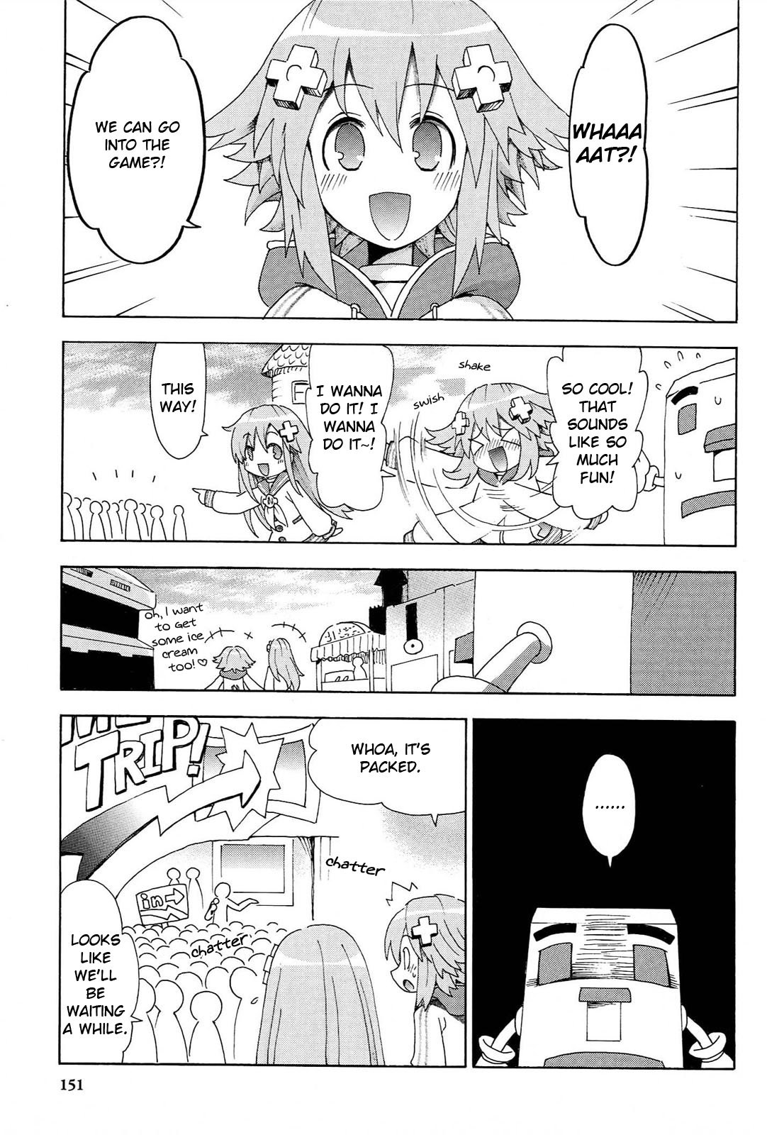 Choujigen Game Neptune - Megami Tsuushin - Chapter 18