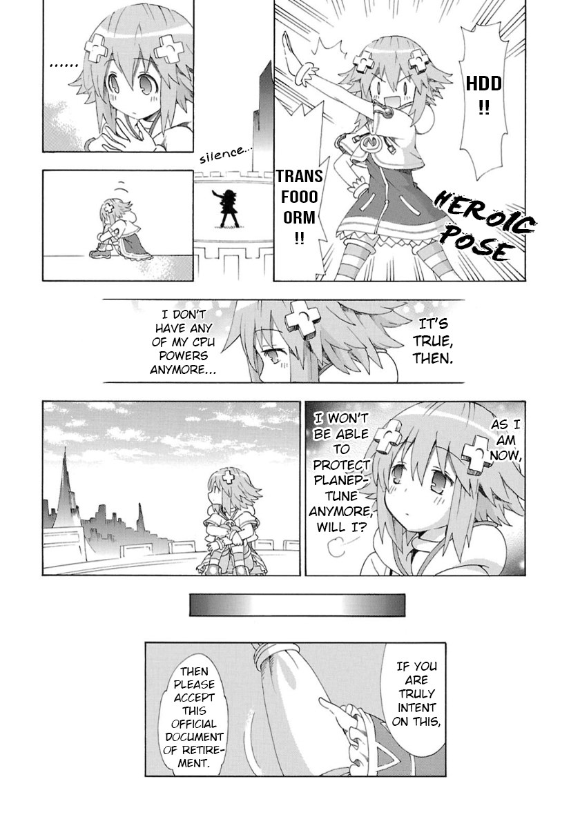 Choujigen Game Neptune - Megami Tsuushin - Chapter 36: Goodbye, Cpu Power?!