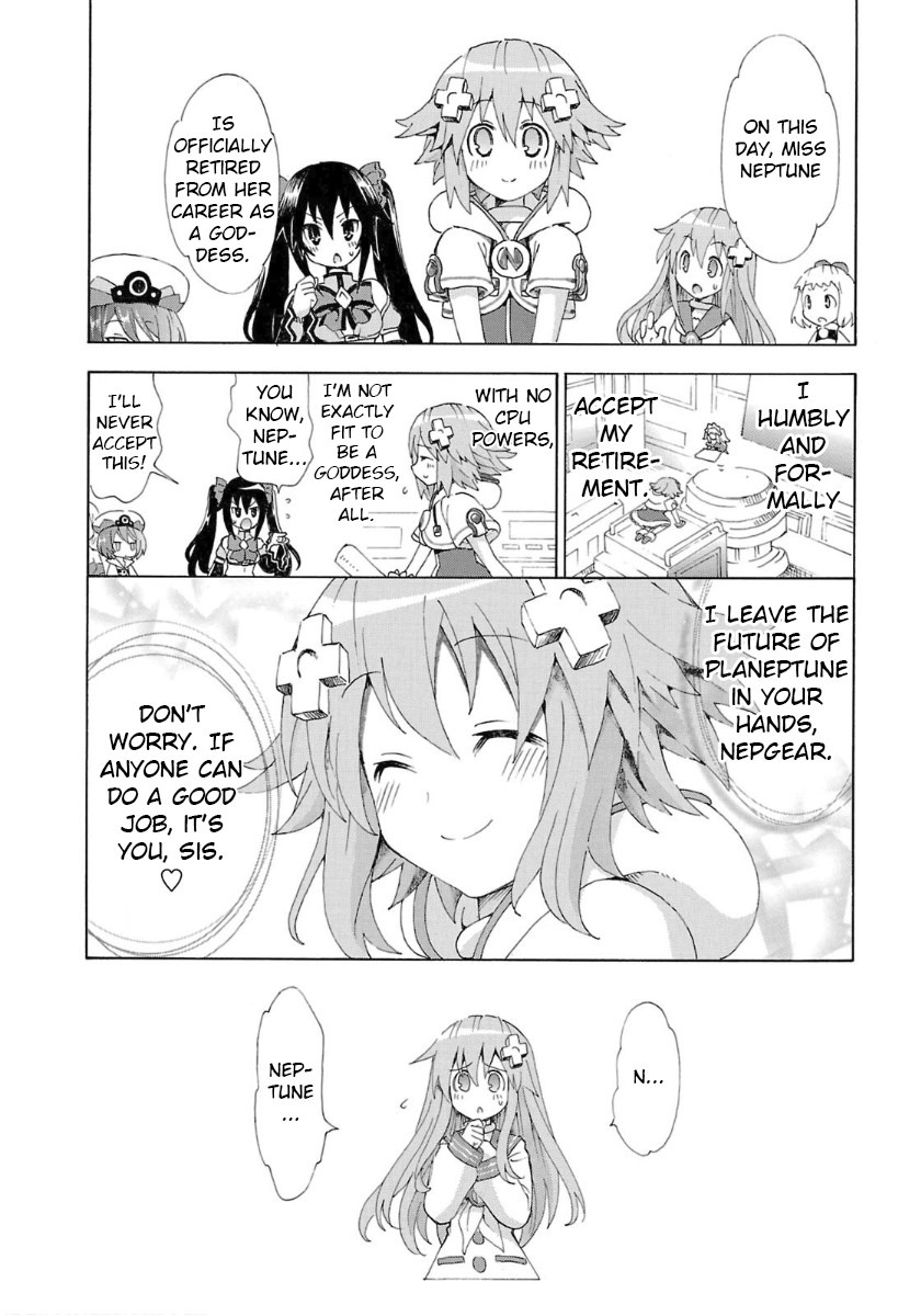 Choujigen Game Neptune - Megami Tsuushin - Chapter 36: Goodbye, Cpu Power?!