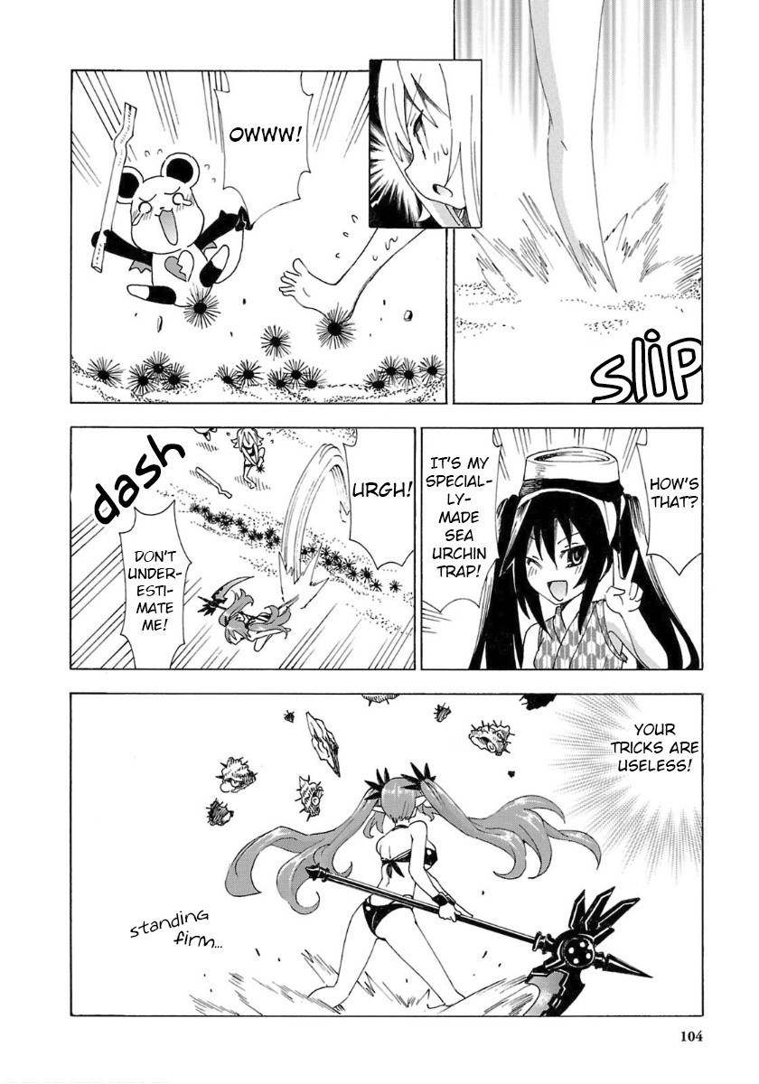 Choujigen Game Neptune - Megami Tsuushin - Chapter 33: Midsummer Seafood Shootout?!