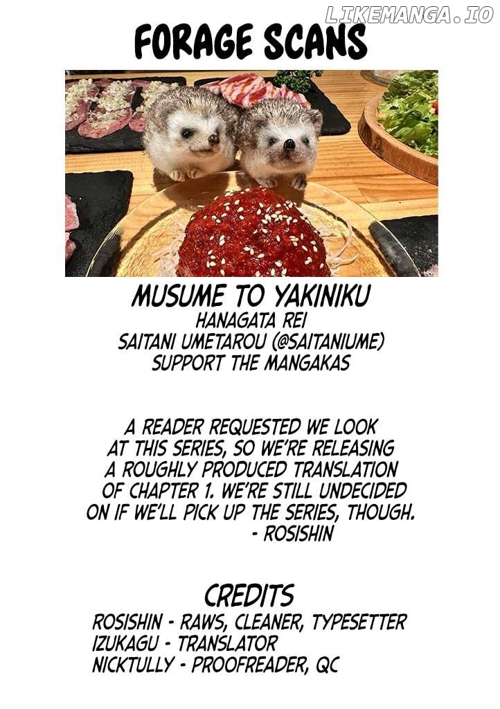 Musume to Yakiniku - Chapter 1