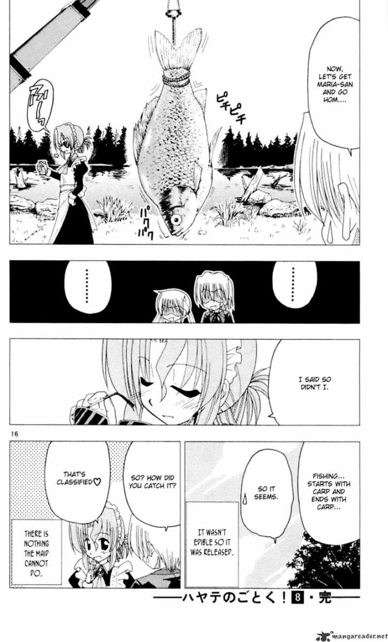 Hayate No Gotoku! - Chapter 85 : When I Was Little, I Thought Fishing Like Idiotic Fishing Die-Show Was Normal