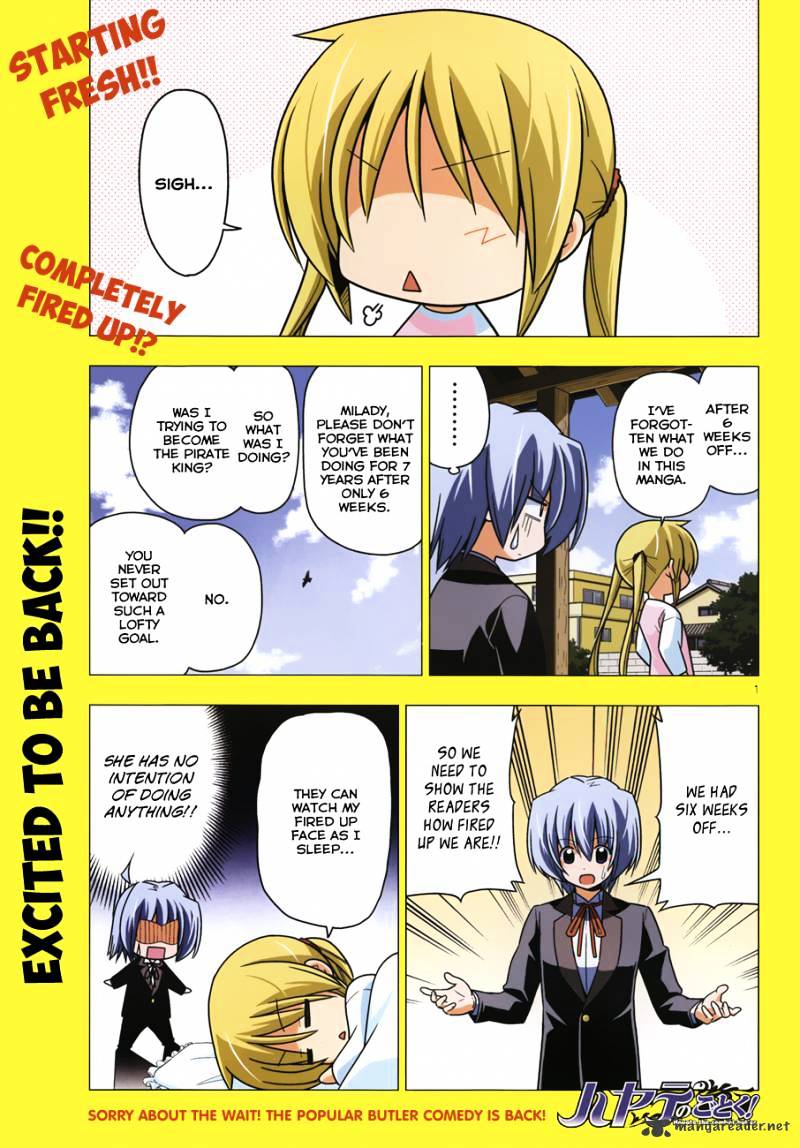 Hayate No Gotoku! - Chapter 352 : Illness Begins In The Mind. That Means You Will Get Sick If You Neglect Your Mind?