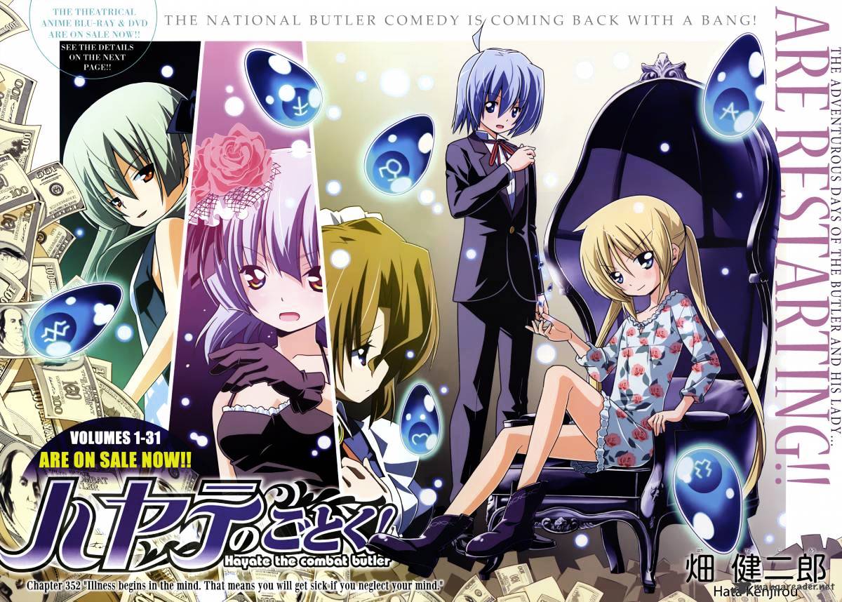 Hayate No Gotoku! - Chapter 352 : Illness Begins In The Mind. That Means You Will Get Sick If You Neglect Your Mind?