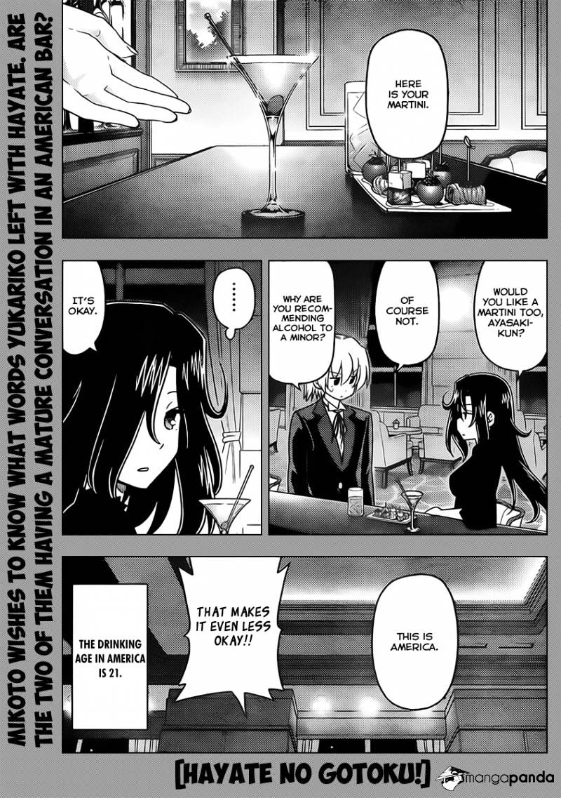 Hayate No Gotoku! - Chapter 520 : In Life, You Sometimes Just Need A Drink