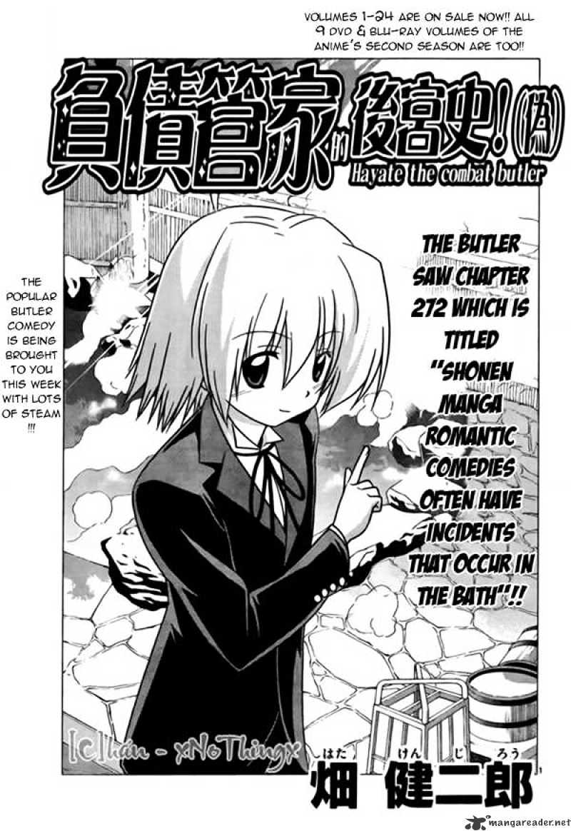 Hayate No Gotoku! - Chapter 272 : Shonen Manga Romantic Comedies Often Have Incidentd That Occur In The Bath