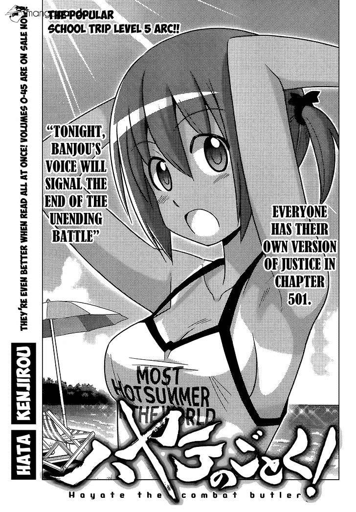 Hayate No Gotoku! - Chapter 501 : Tonight, Banjou S Voice Will Signal The End Of The Unending Battl