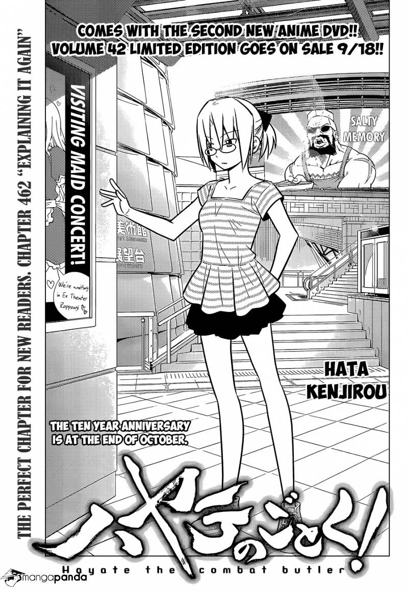 Hayate No Gotoku! - Chapter 462 : Explaining It Again