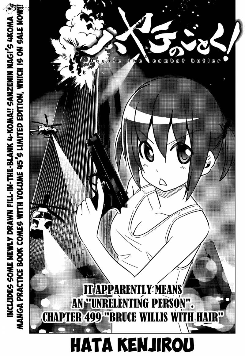 Hayate No Gotoku! - Chapter 499 : Bruce Willis With Hair