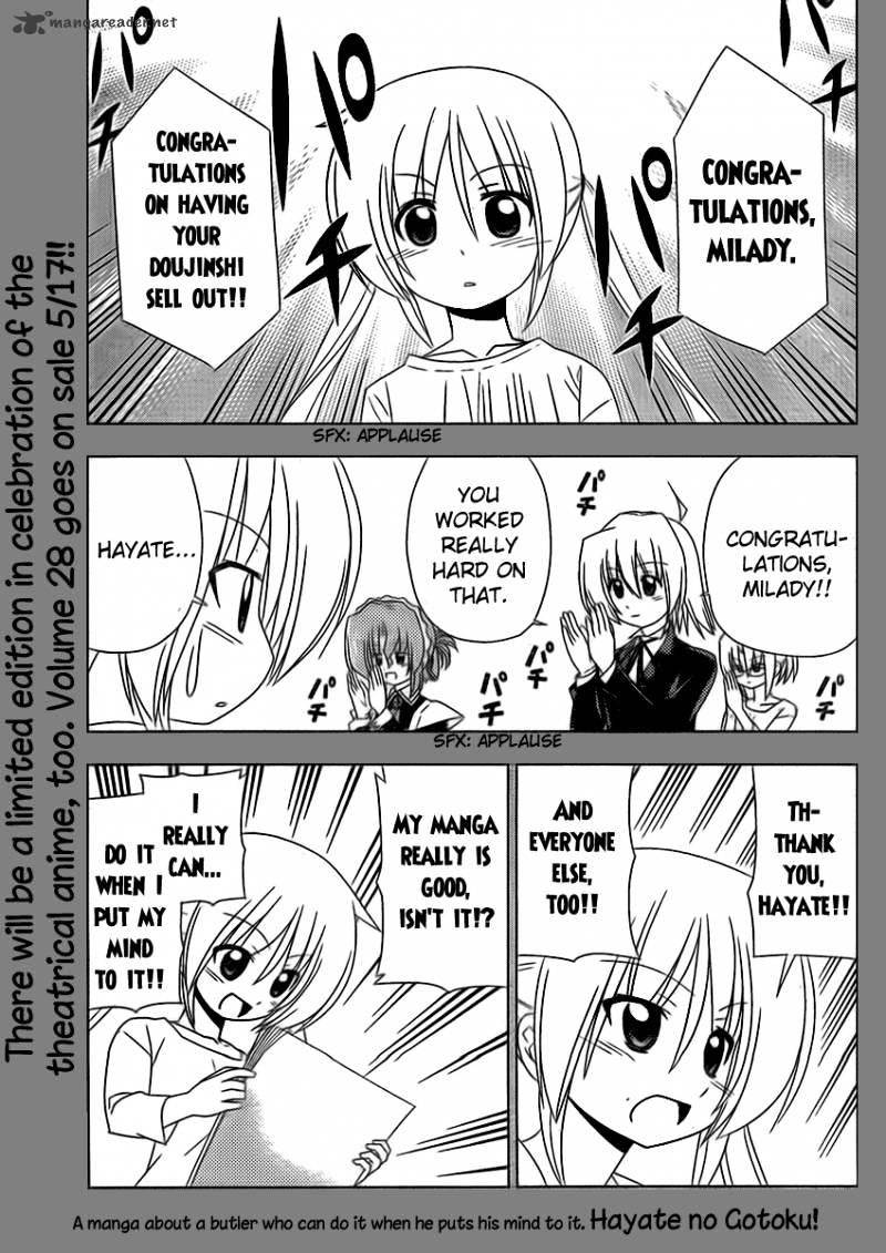 Hayate No Gotoku! - Chapter 319 : Crappy Adviser