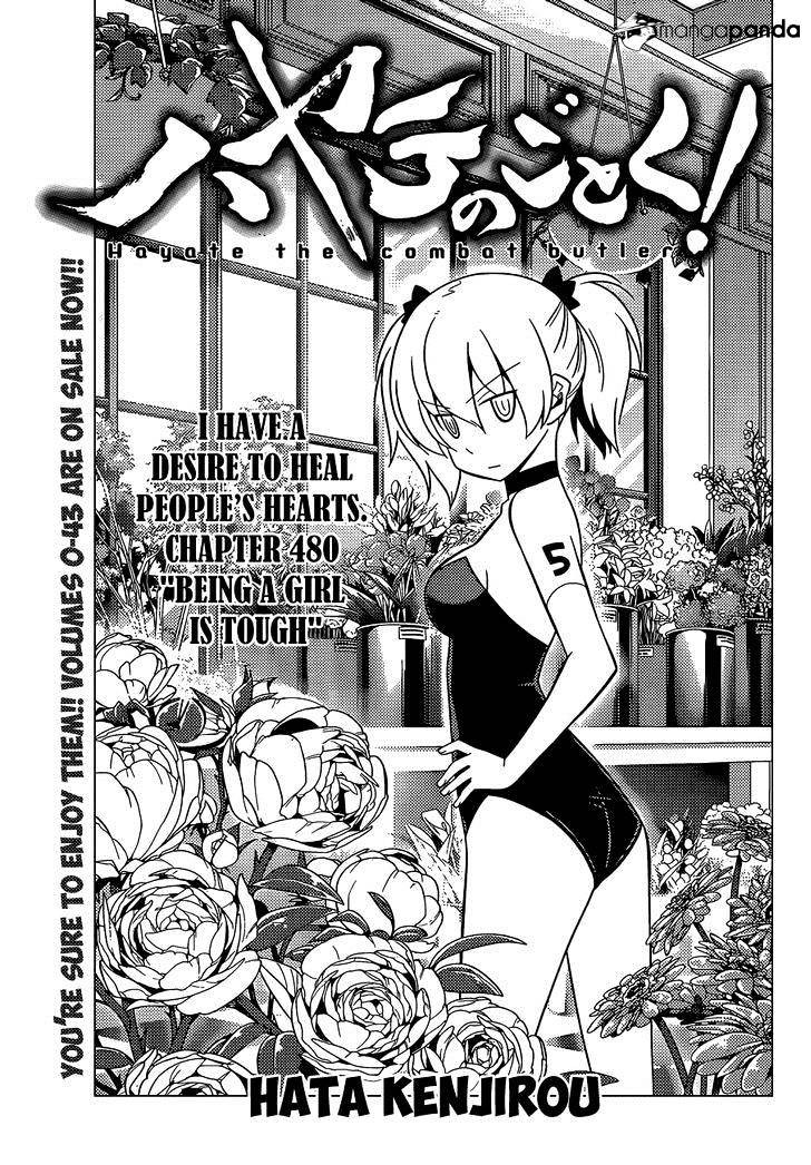 Hayate No Gotoku! - Chapter 480 : Being A Girl Is Tough