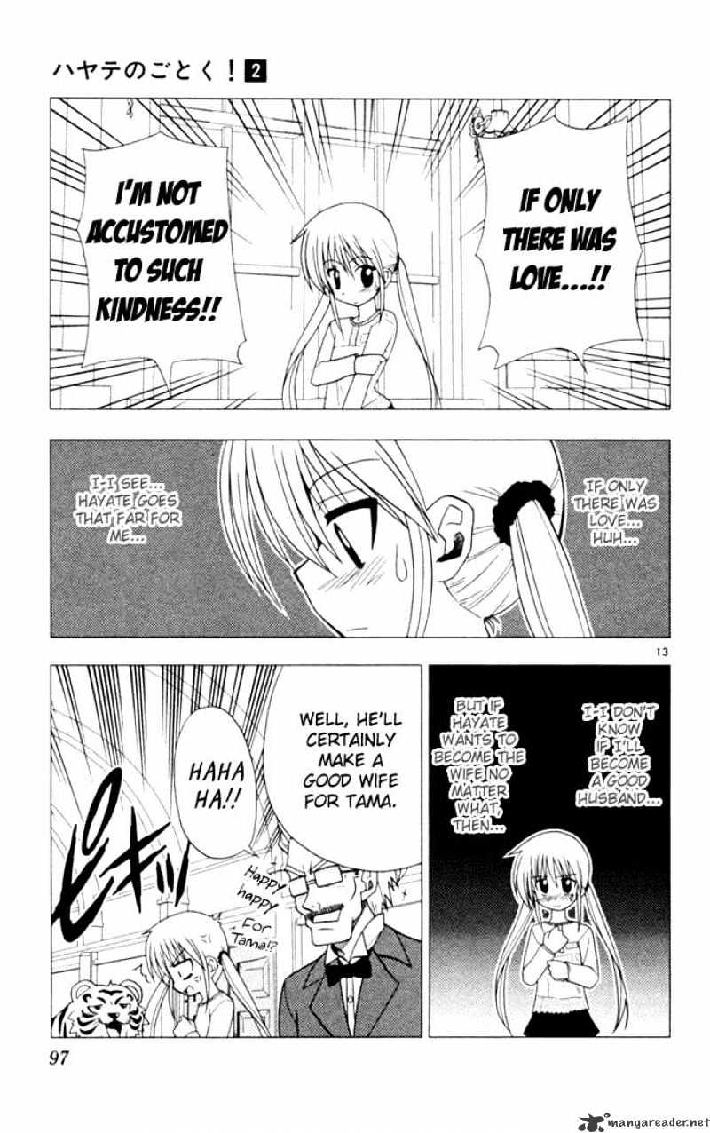 Hayate No Gotoku! - Chapter 15 : How To Lose A Golden Feather