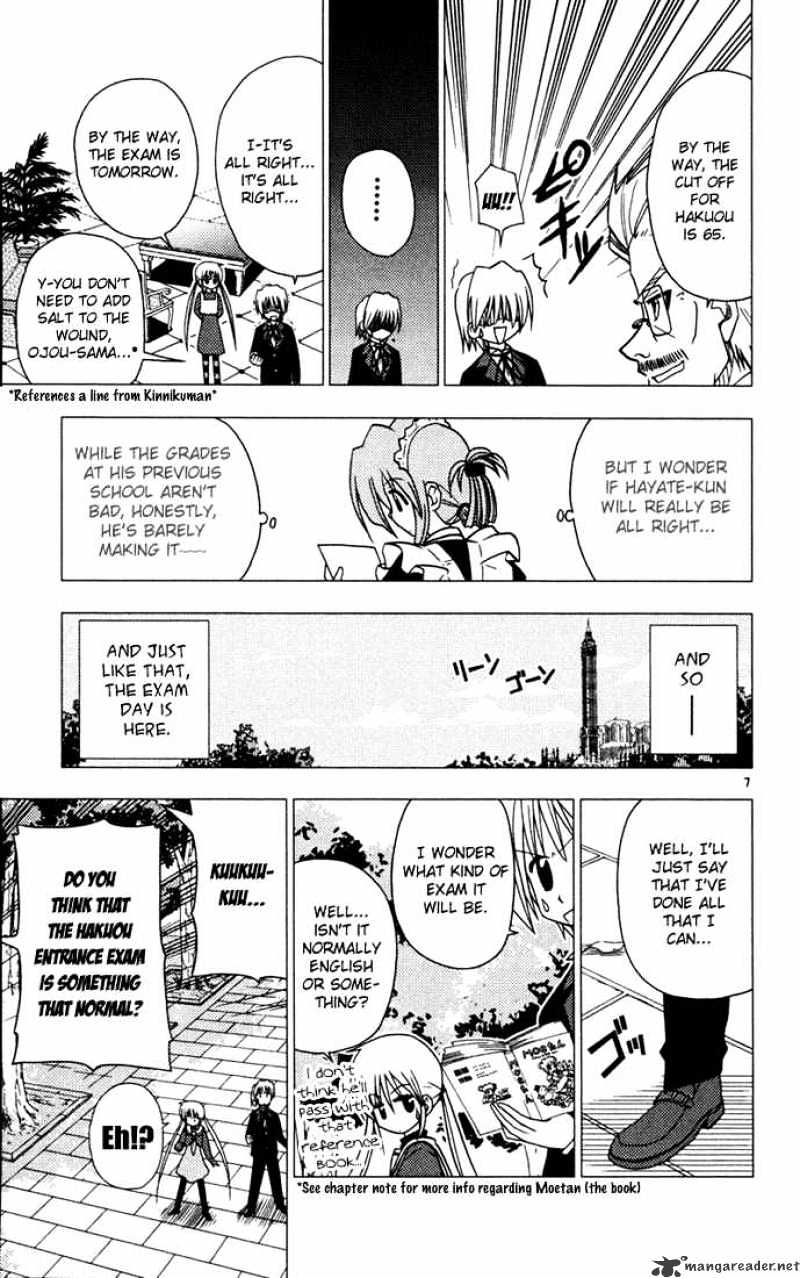 Hayate No Gotoku! - Chapter 38 : The One Who Controls The Summer Will Likely Control The Exam