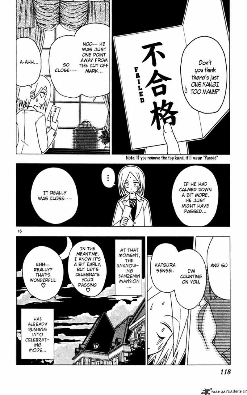 Hayate No Gotoku! - Chapter 38 : The One Who Controls The Summer Will Likely Control The Exam