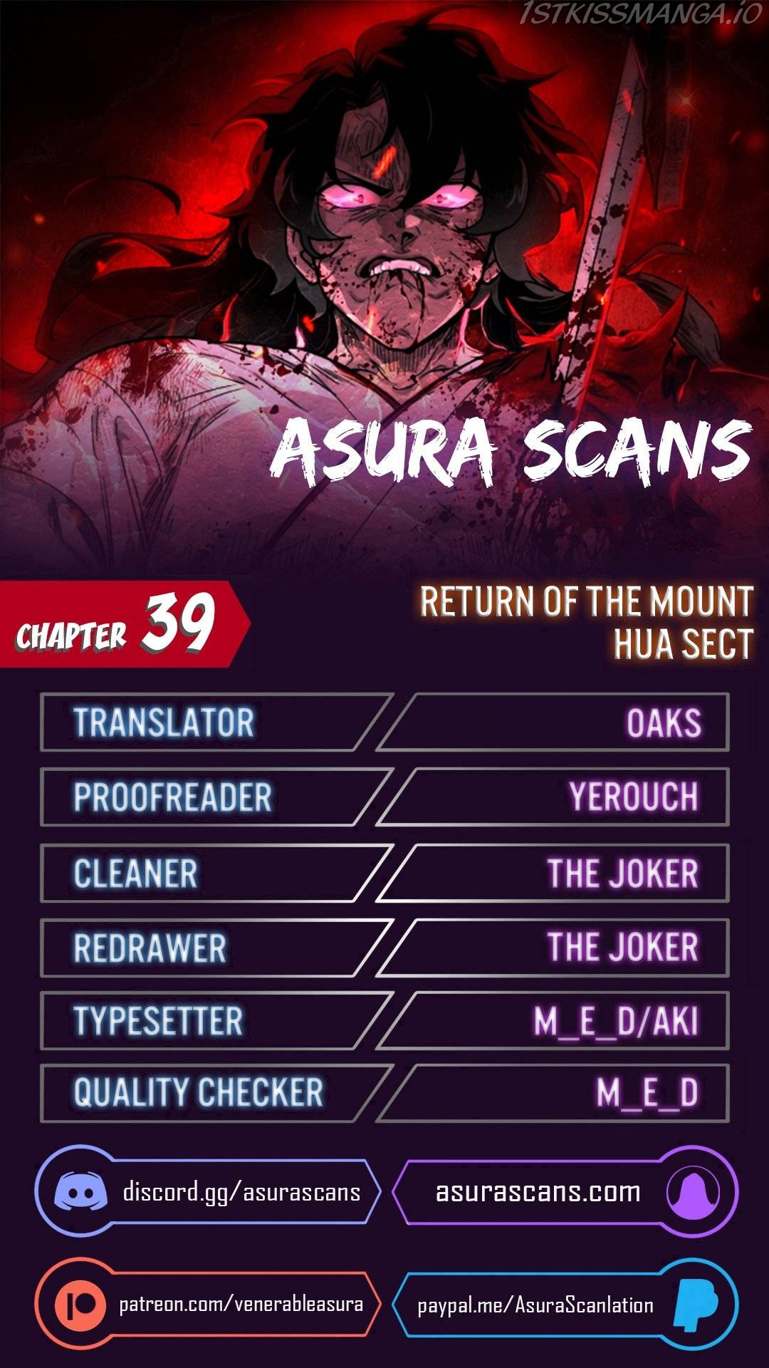 Return Of The Mount Hua Sect - Chapter 39