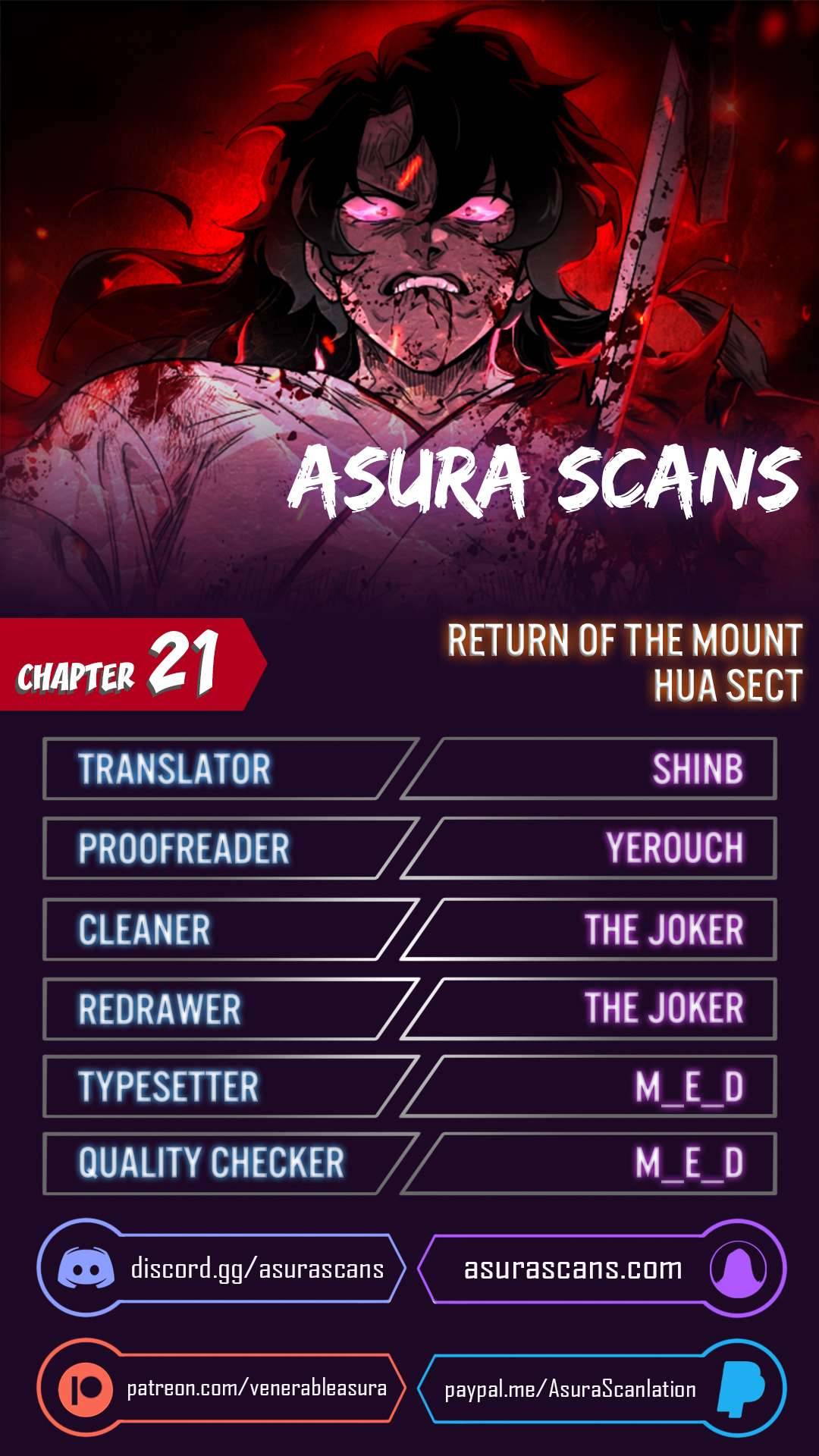 Return Of The Mount Hua Sect - Chapter 21