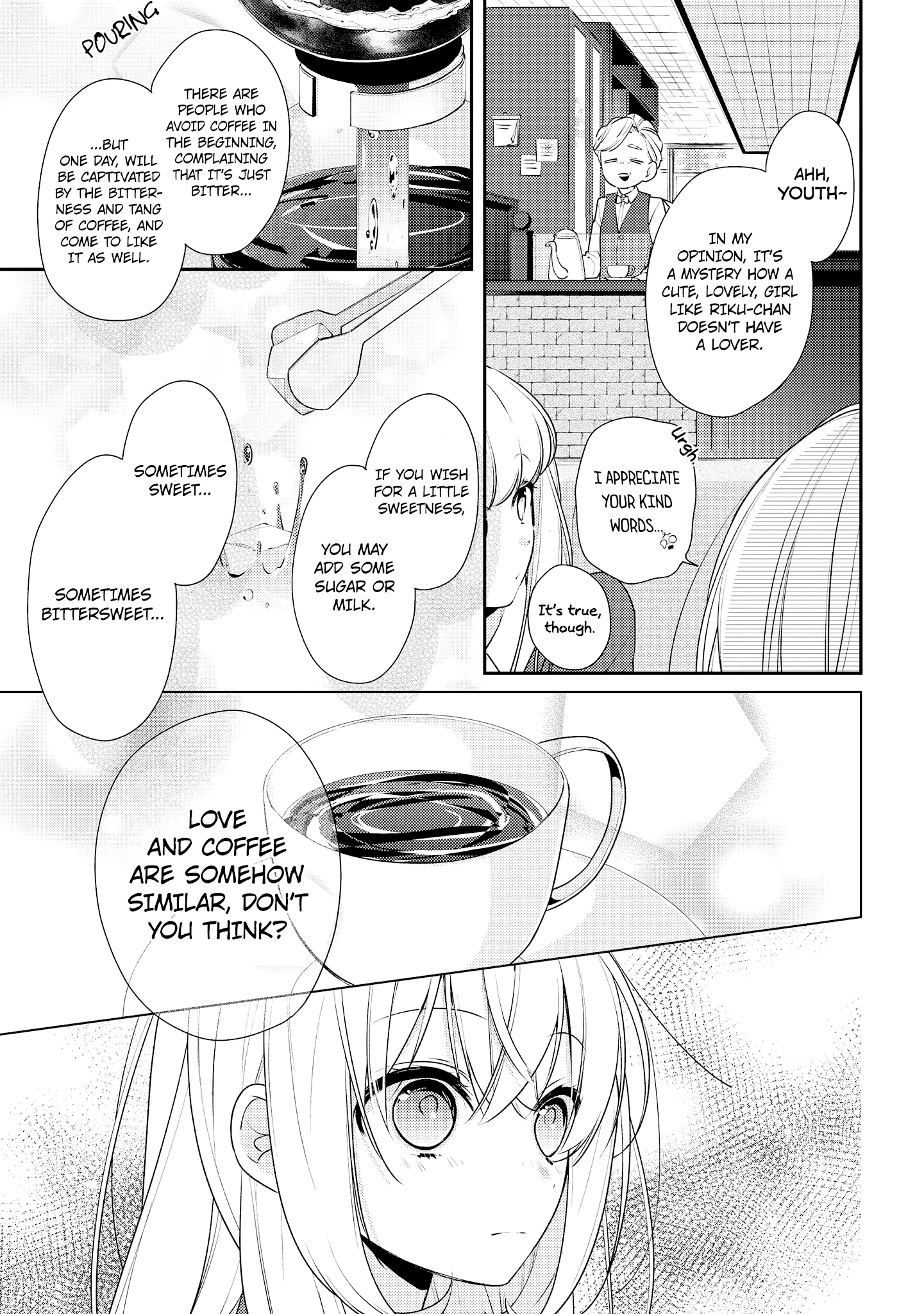 Hokago Wa Kissaten De - Vol.3 Chapter 17: Love And Coffee