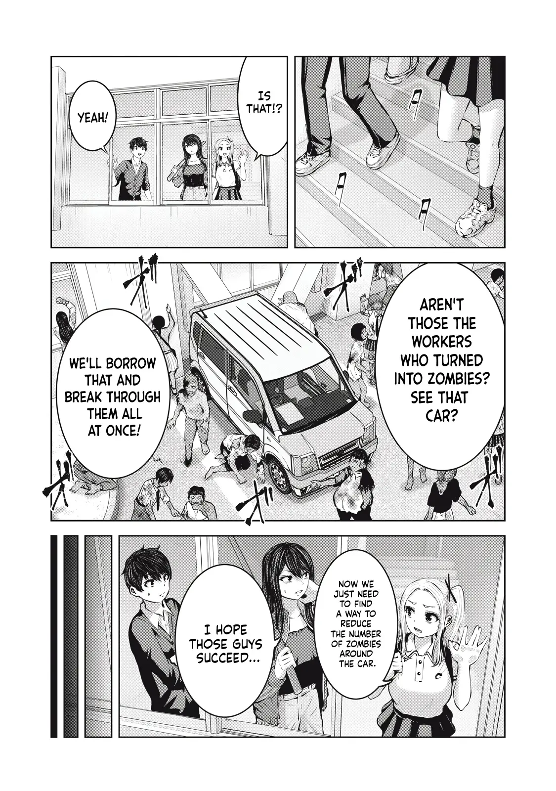 Zombie Sekai De Harem Wo Tsukurou! - Vol.2 Chapter 6.1: Let's Get Out Of The School!