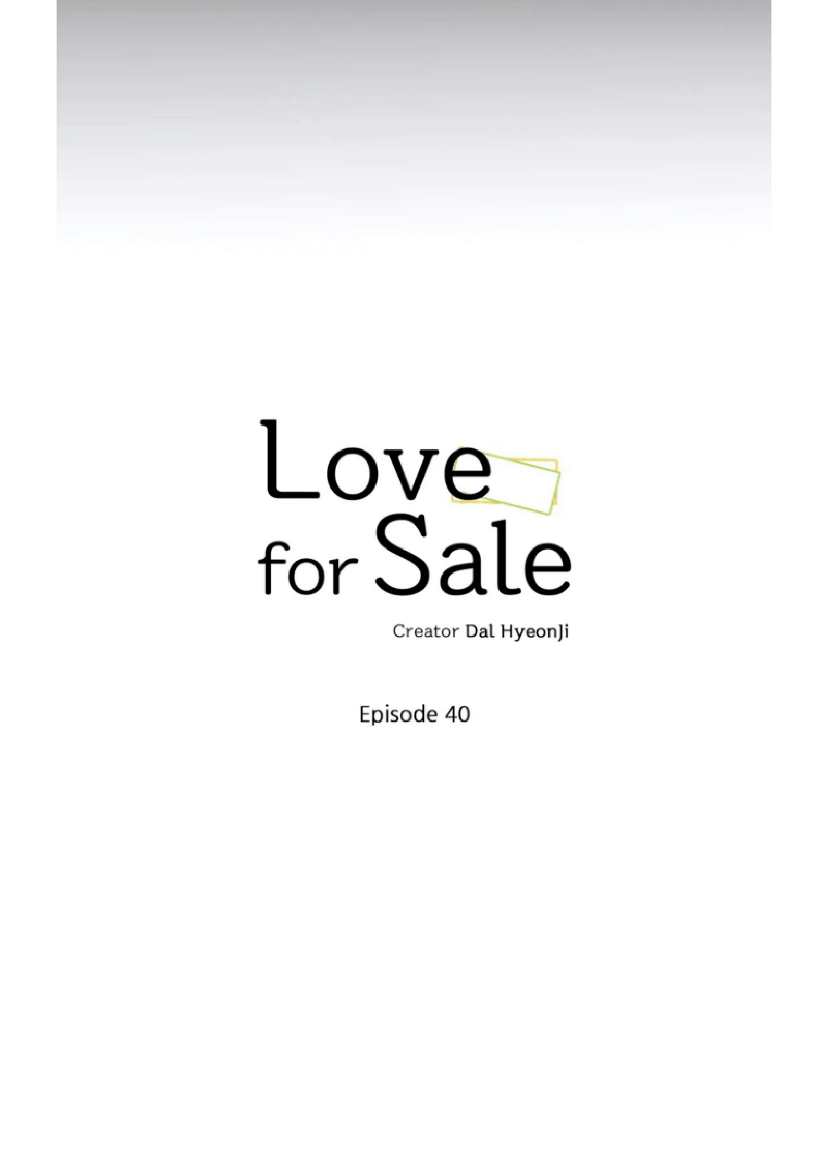 Love For Sale - Chapter 40