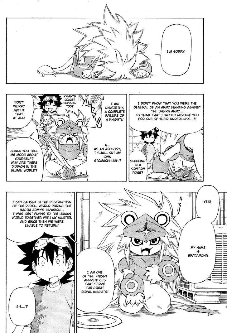 Digimon Cross Wars - Vol.1 Chapter 13 : Xros Memories!! The Boys  Old Days!!