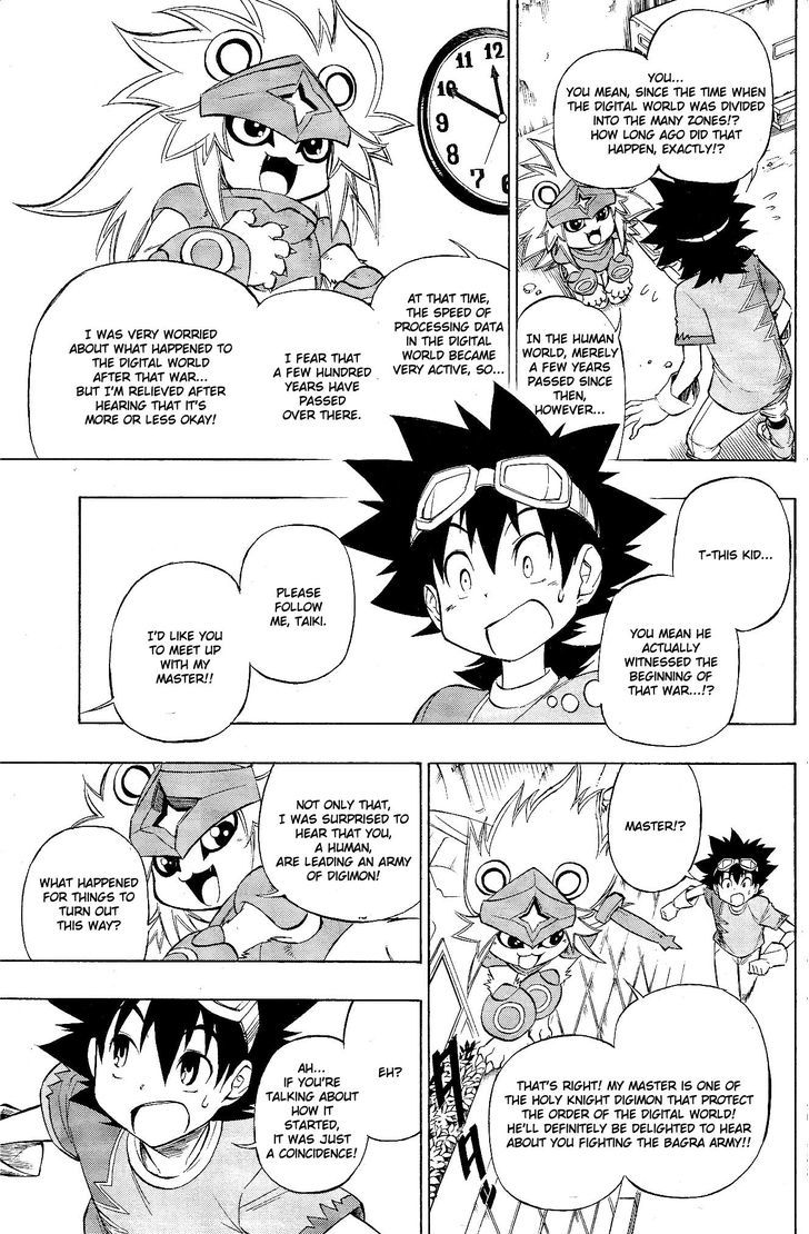 Digimon Cross Wars - Vol.1 Chapter 13 : Xros Memories!! The Boys  Old Days!!