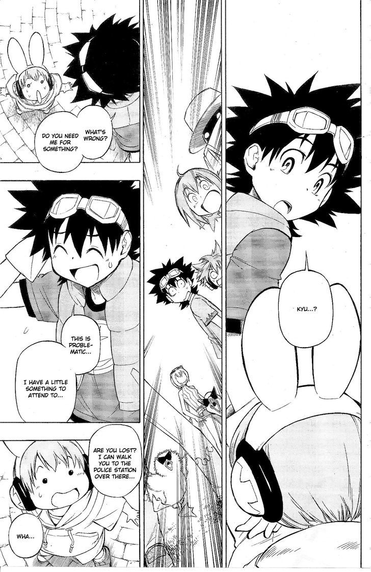 Digimon Cross Wars - Vol.1 Chapter 12 : Xross Shape!! Enjoyment In The Human World!?