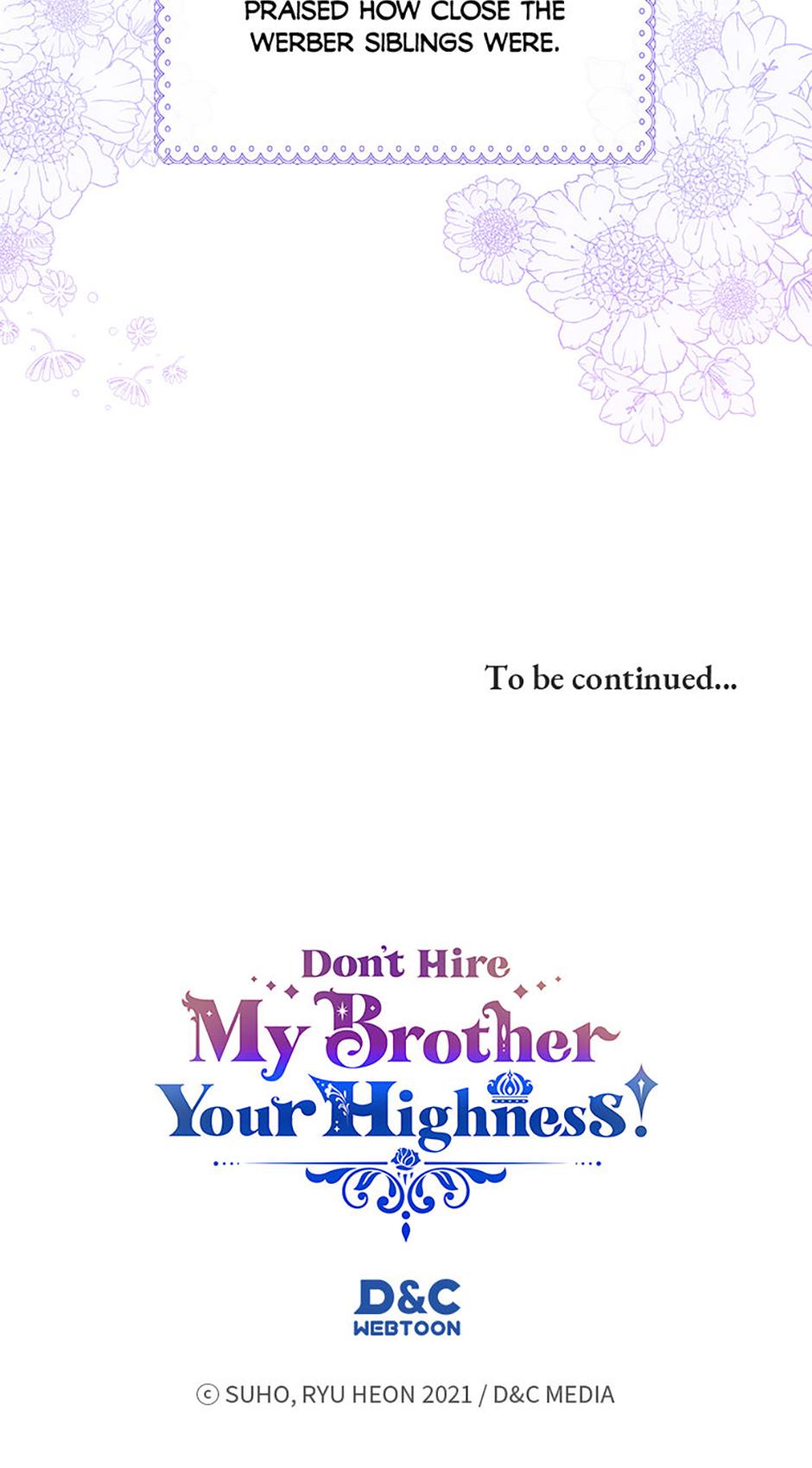 Don't Hire My Brother, Your Highness! - Chapter 90