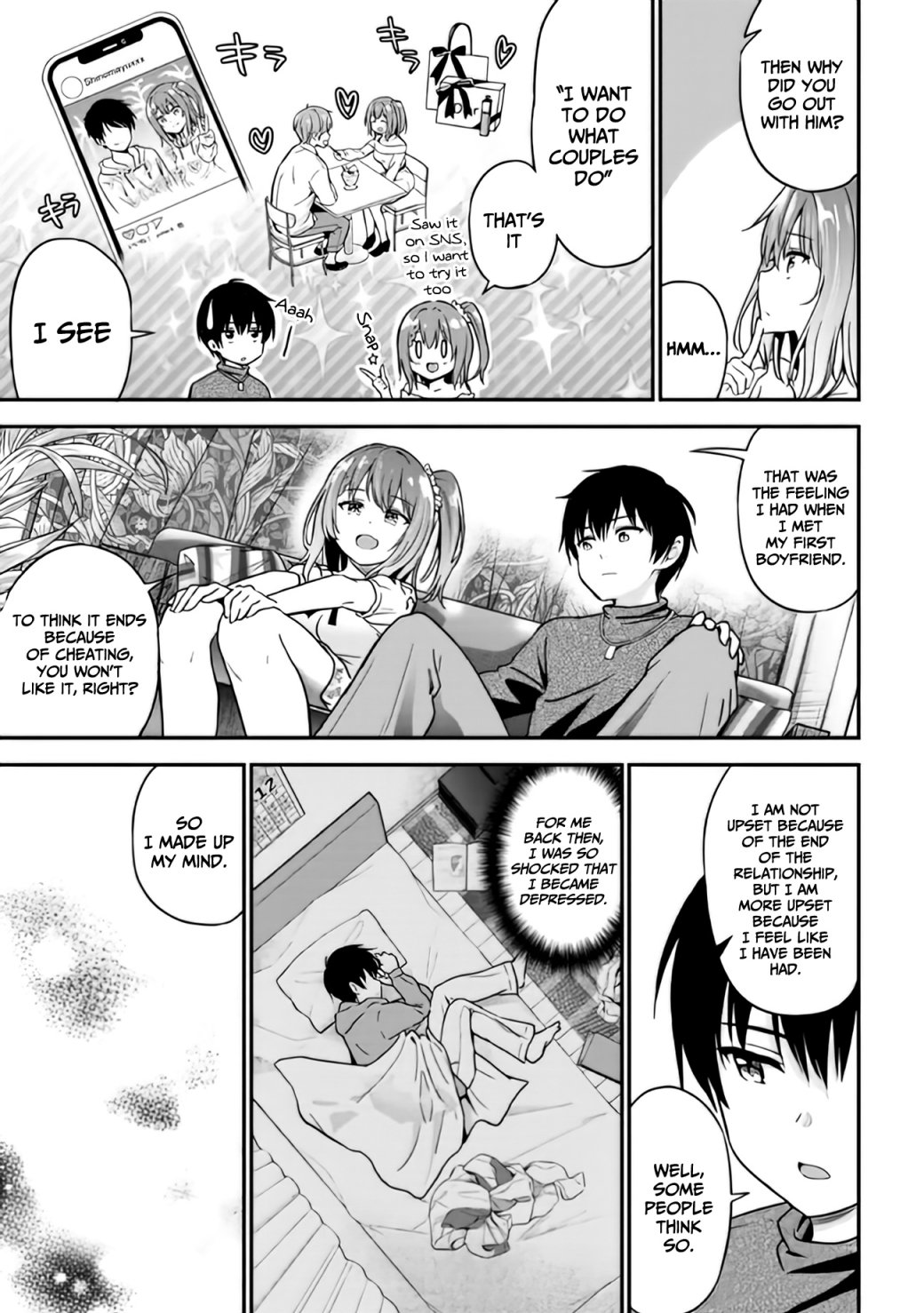 Kanojo Ni Uwaki Sareteita Ore Ga, Koakuma Na Kouhai Ni Natsukareteimasu - Chapter 1.2