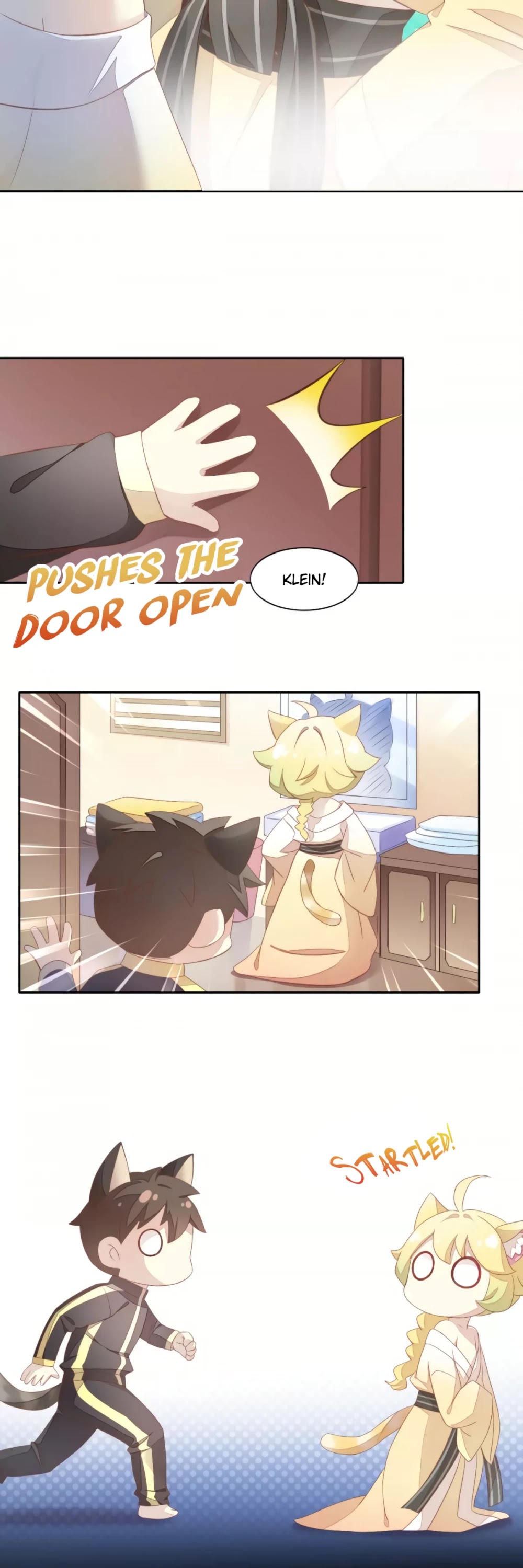 Under The Paws Of Cats - Chapter 10: Klein Has A Crush On Huang...?