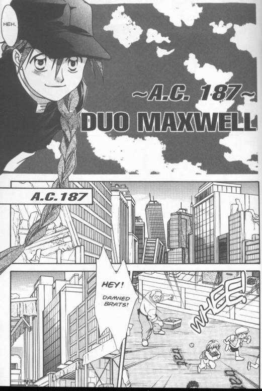 Shin Kidou Senki Gundam W: Episode Zero - Vol.1 Chapter 1 : Duo Maxwell