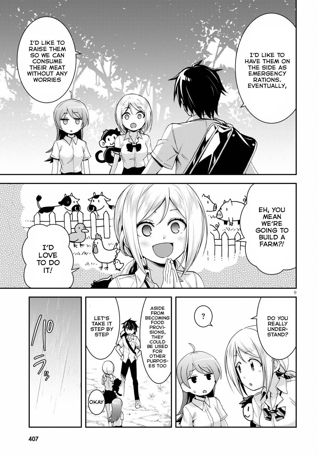 Isekai Yurutto Survival Seikatsu: Gakkou No Minna To Isekai No Mujintou Ni Tenishitakedo Ore Dake Rakushou Desu - Chapter 14