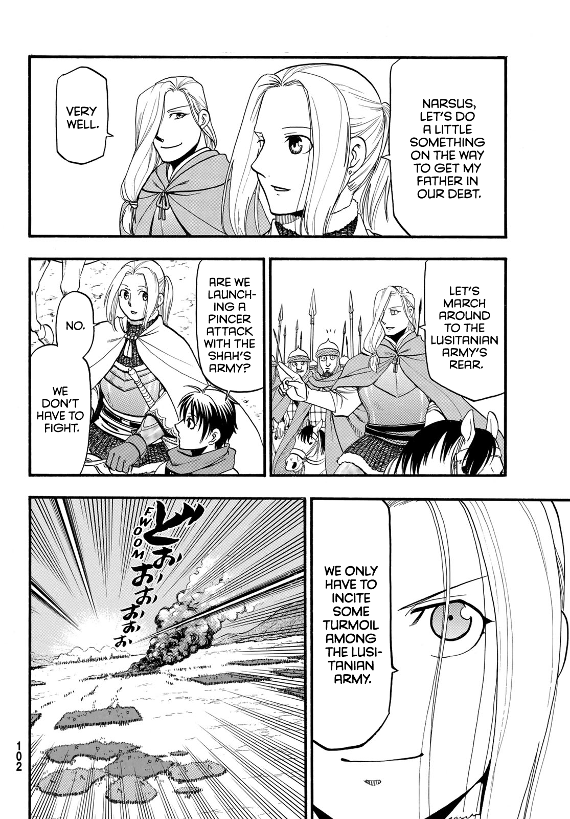 Arslan Senki (Arakawa Hiromu) - Chapter 111: Lusitania's Counterattack