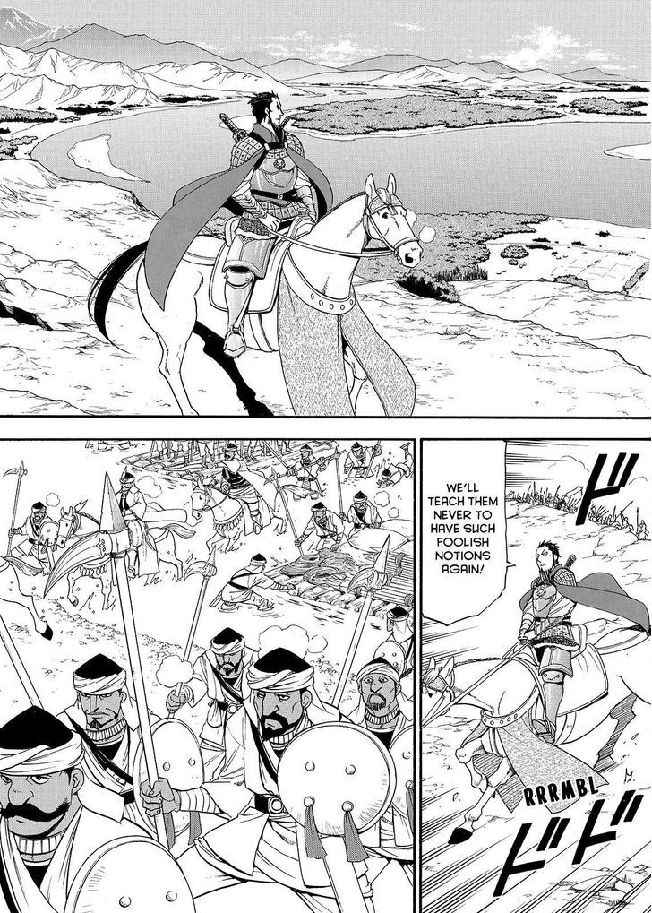 Arslan Senki (Arakawa Hiromu) - Chapter 35 : Twin-Blade's Falcon