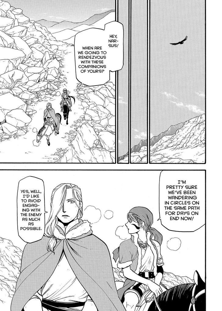 Arslan Senki (Arakawa Hiromu) - Chapter 35 : Twin-Blade's Falcon