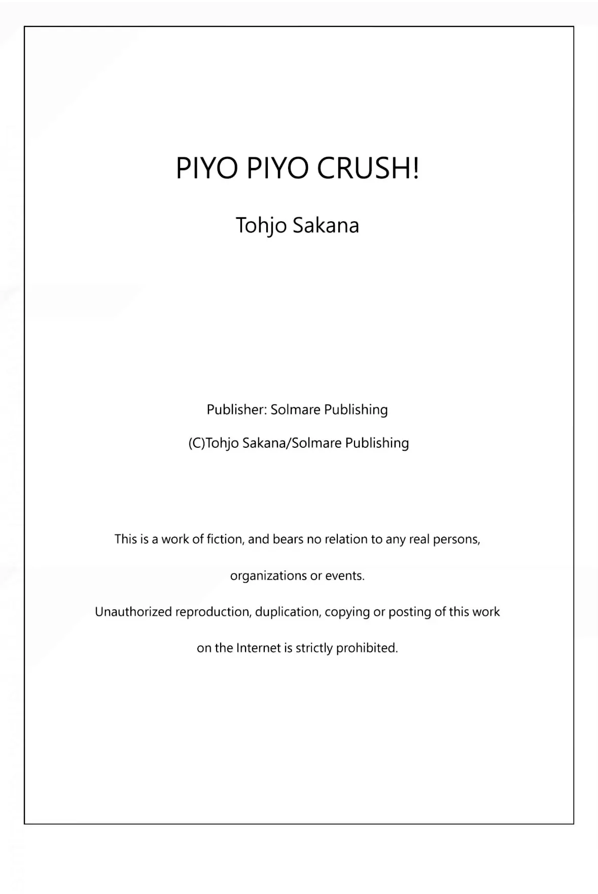 Piyo Piyo Crush! - Chapter 2