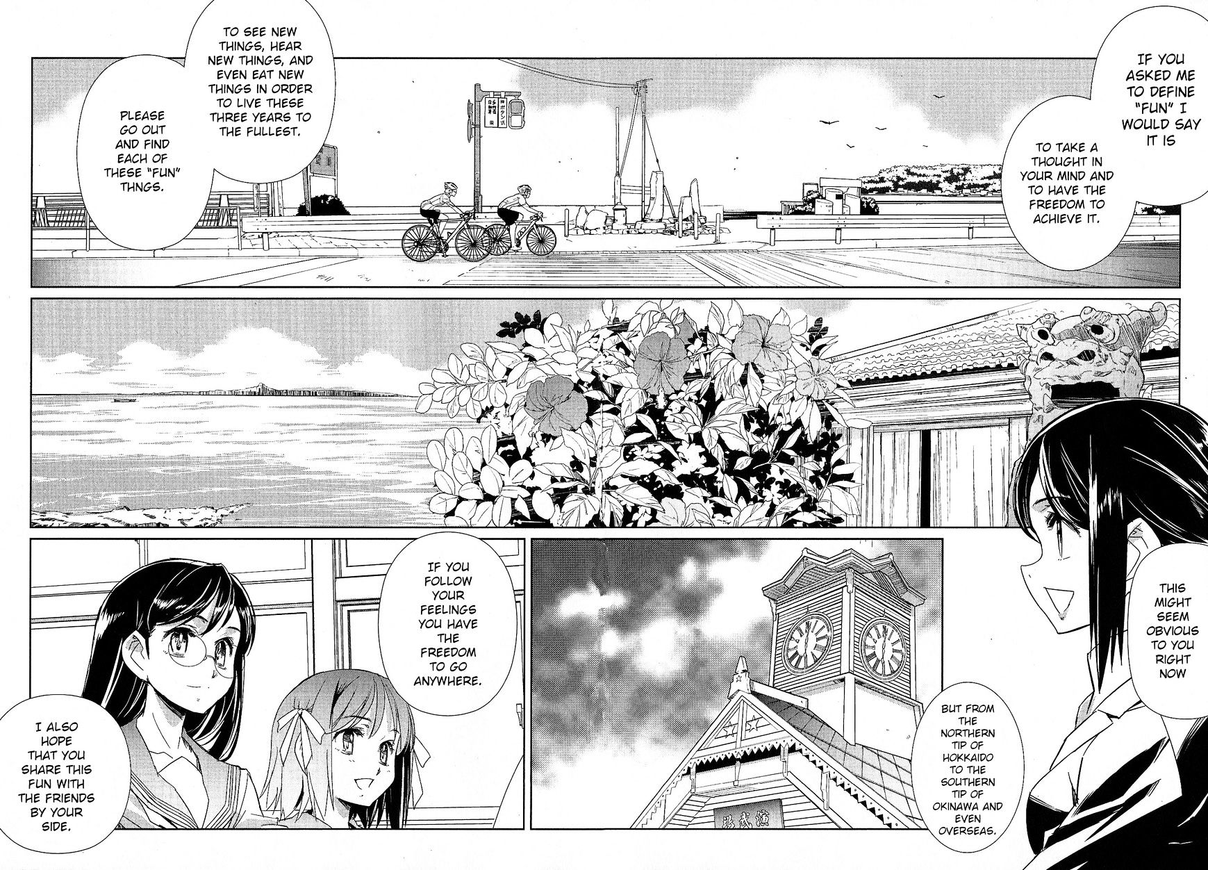 Minami Kamakura Koukou Joshi Jitenshabu - Chapter 3