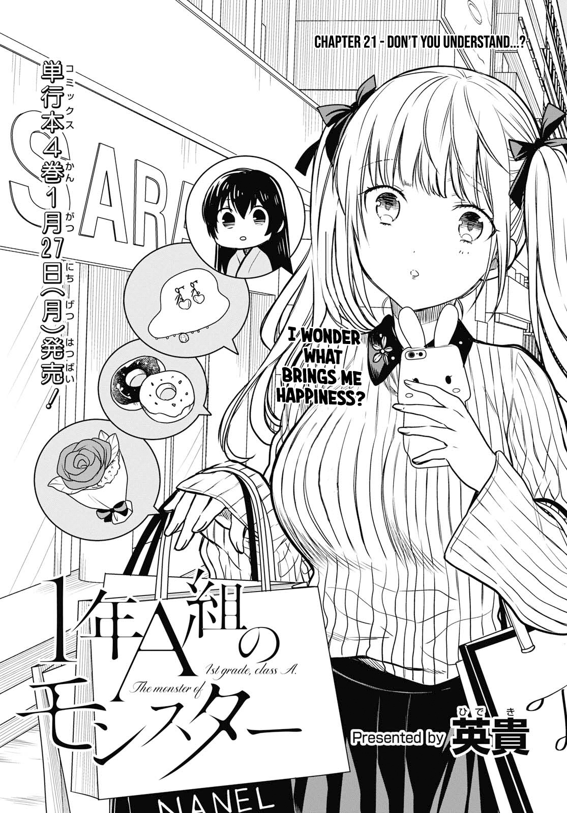 1-Nen A-Gumi No Monster - Vol.4 Chapter 21: Don T You Understand...?