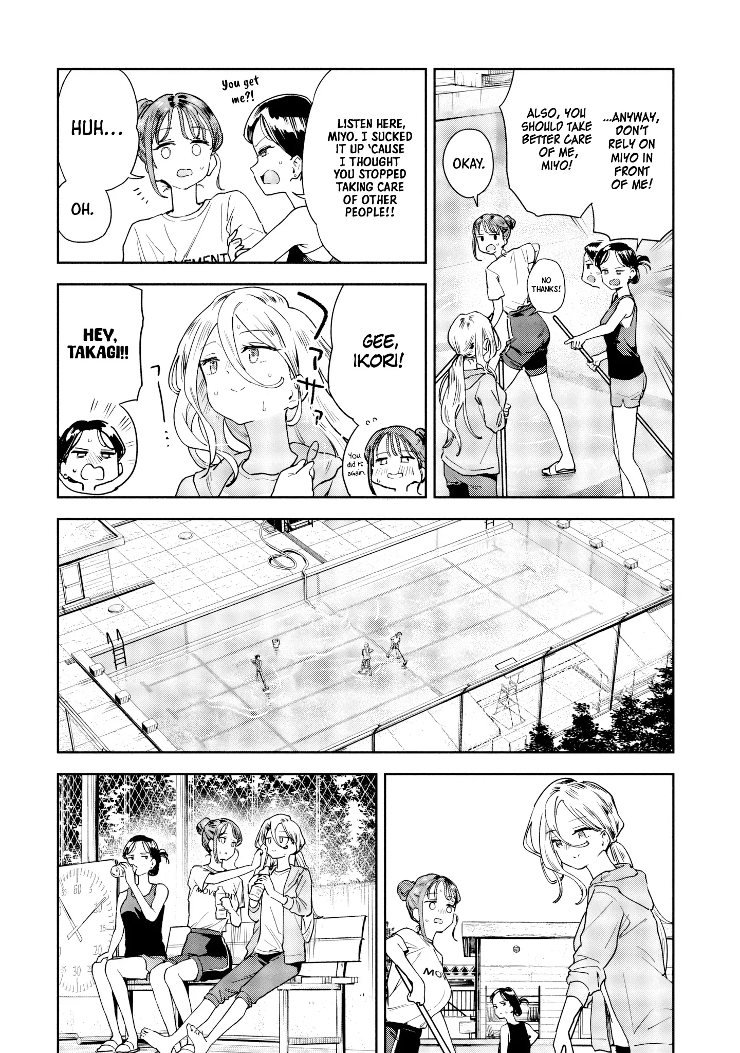 Miyo-Chan Sensei Said So - Vol.2 Chapter 14: Opening Of The Sky-Blue Pool!