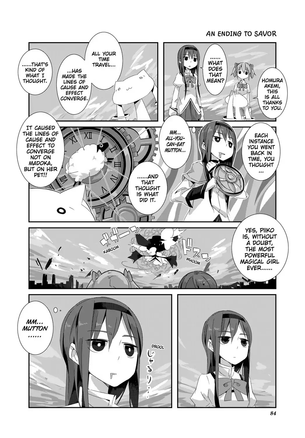 Puella Magi Homura Tamura ~Parallel Worlds Do Not Remain Parallel Forever~ - Chapter 7: Vol.1 Episode 7: "All-You-Can-Eat Mutton" Time Flow