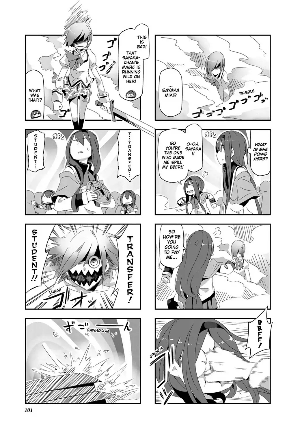 Puella Magi Homura Tamura ~Parallel Worlds Do Not Remain Parallel Forever~ - Chapter 29: Vol.3 Episode 29: "Rampaging Sayaka Vs. Homuras" Time Flow