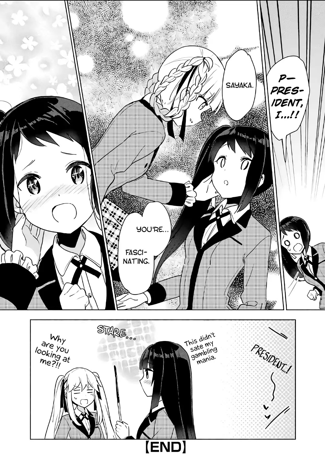 Kakegurui - Yorozu: Official Comic Anthology - Chapter 4: Sayaka And Yumeko's Love Gamble (Tachi)