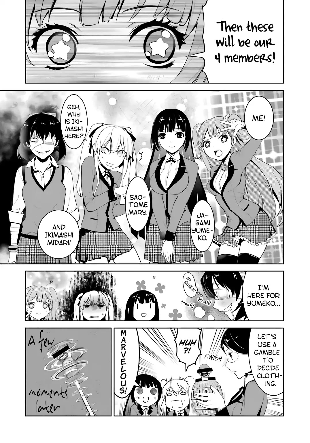 Kakegurui - Yorozu: Official Comic Anthology - Chapter 3: The Girls Form An Idol Group (Makoto Fukami & Seigo Tokiya)