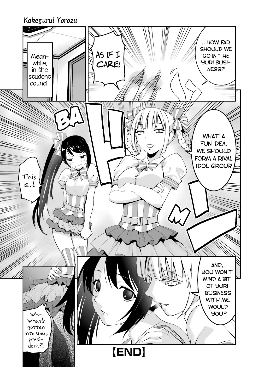 Kakegurui - Yorozu: Official Comic Anthology - Chapter 3: The Girls Form An Idol Group (Makoto Fukami & Seigo Tokiya)