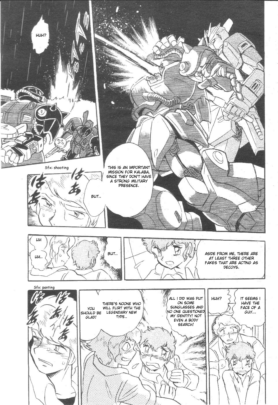 Kidou Senshi Zeta Gundam 1/2 - Chapter 2 : Amuro And Kiss!