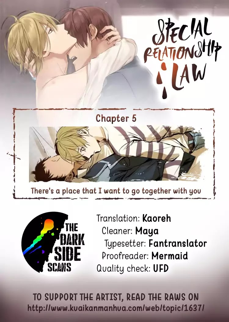 Special Relationship Law - Chapter 5: There S A Place Where I Want To Go Together With You