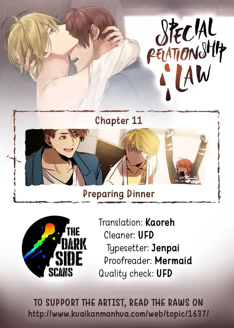 Special Relationship Law - Chapter 11: Preparing Dinner