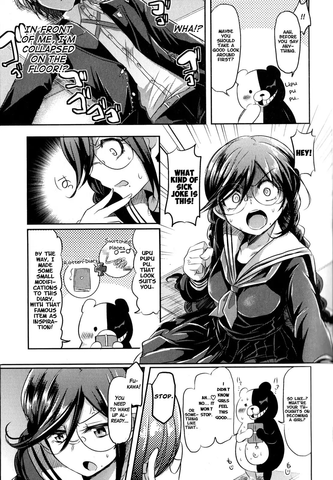 Danganronpa The Animation Comic Anthology - Chapter 4: Mind Swap (Zuzu Kamiya)