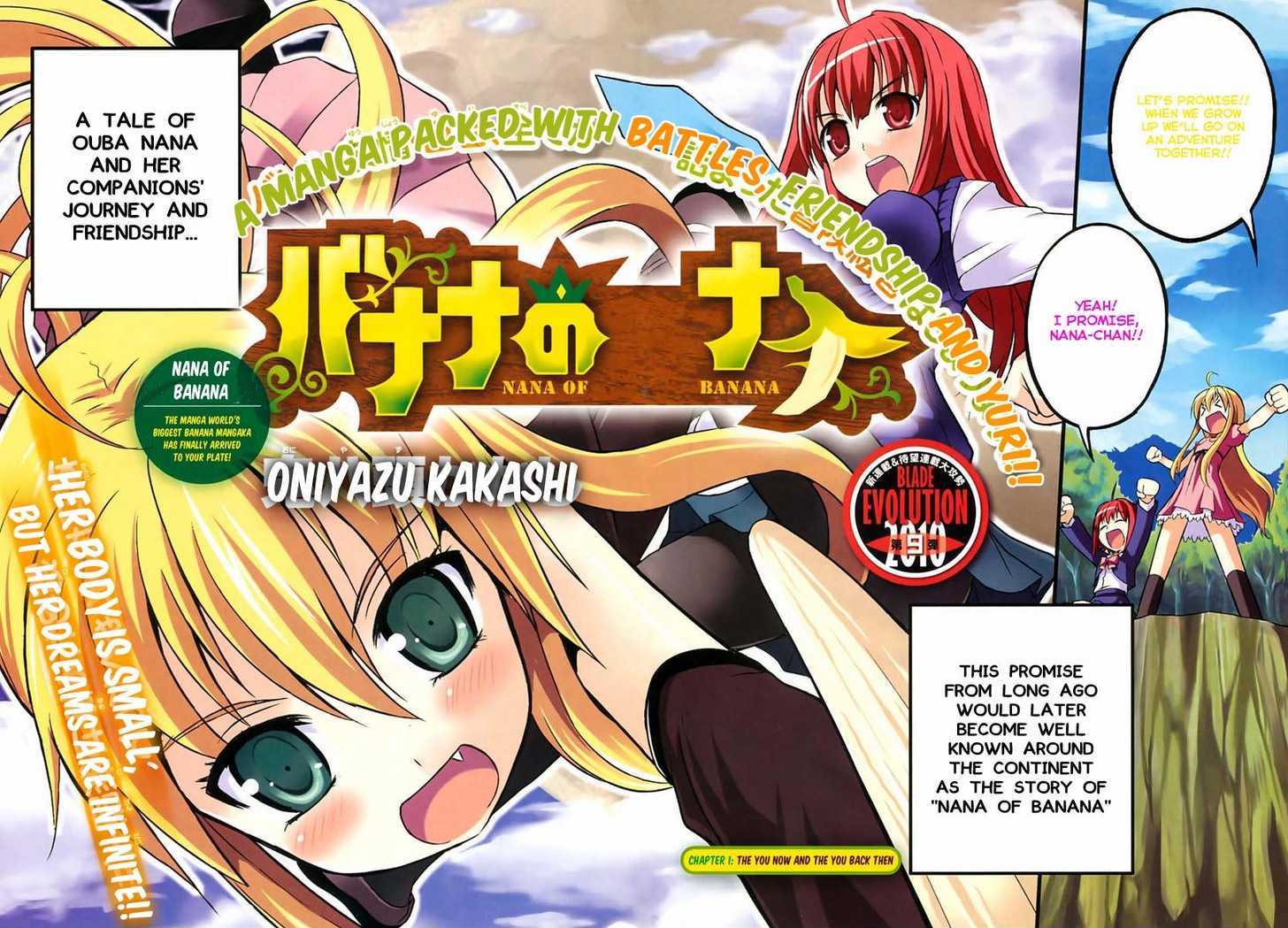 Banana No Nana - Vol.1 Chapter 1 : The You Now And The You Back Then