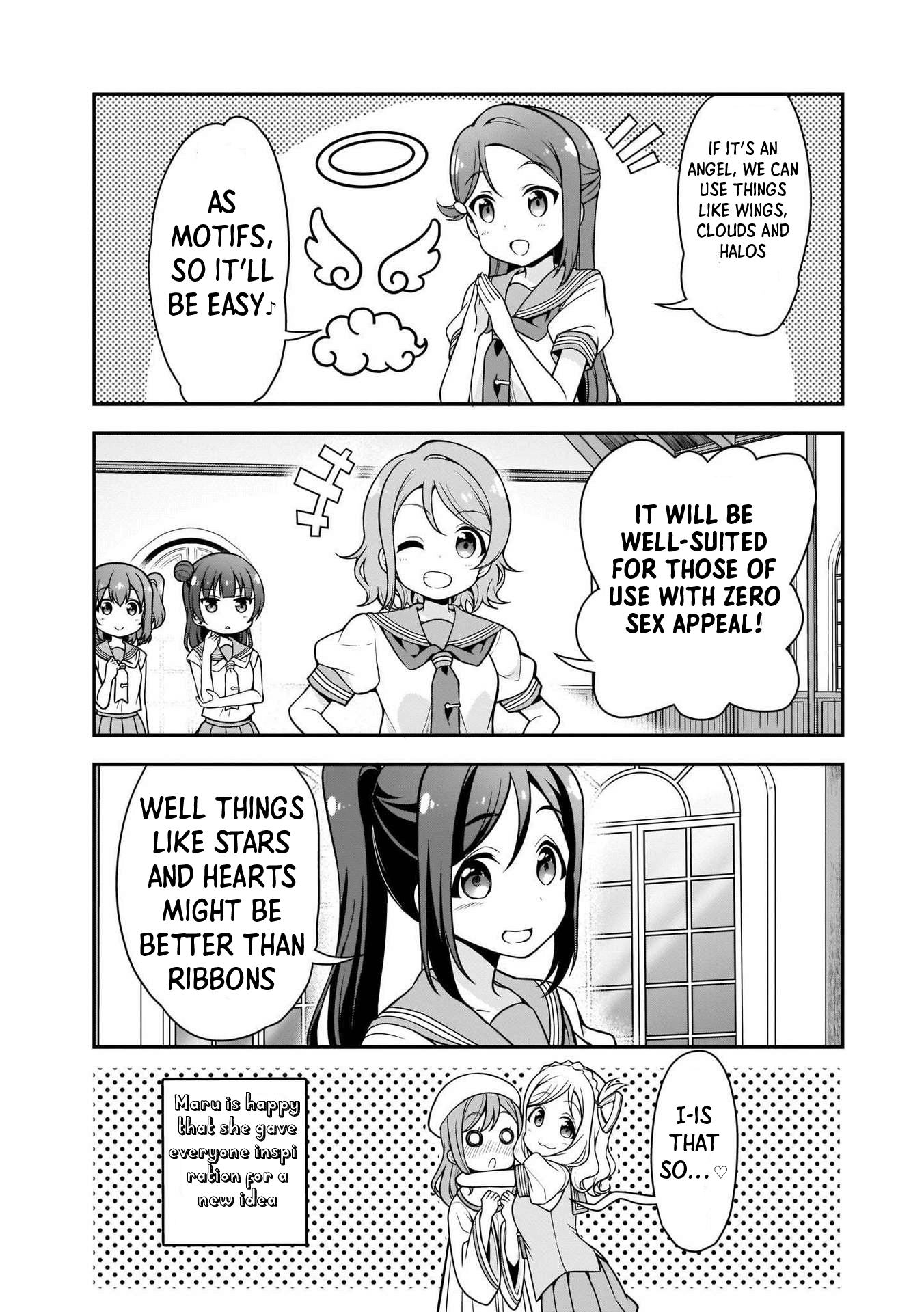 Love Live! Sunshine!! Maru's 4-Koma - Vol.1 Chapter 4: Find The Difference