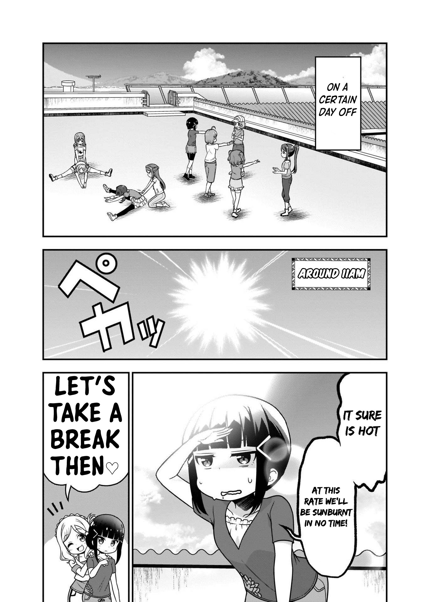 Love Live! Sunshine!! Maru's 4-Koma - Vol.1 Chapter 6: Sunshine